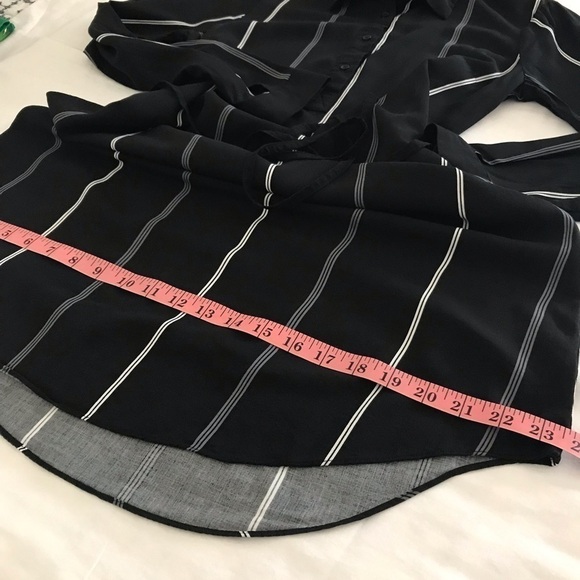 A.N.A.  A New Approach Black and White Shirt Dress - Picture 14 of 15